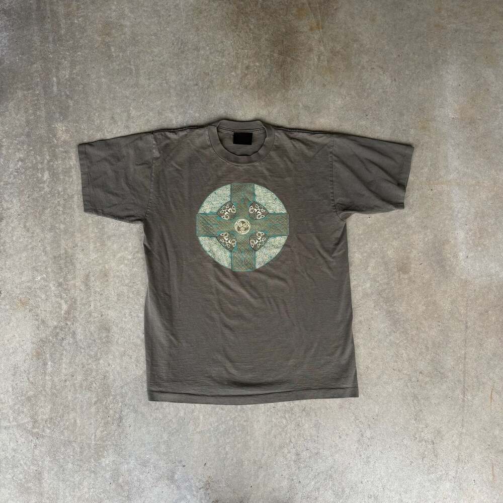 Y Groes Geltaidd Vintage Jen Delyth 1999 Celtic Cross Keltic Designs T – ,